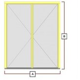 deurkozijn met tussenstijl