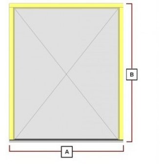 hardhouten deurkozijn (voor dubbeledeuren)