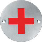 Pictogram-rond-EHBO-post-RVS
