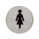 Pictogram-zelfklevend-rond-WC-dames-RVS