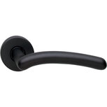 Deurkruk Alice op rozet verdekt mat zwart Deurkruk Alice op rozet verdekt mat zwart