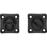 WC-sluiting 8mm vierkant mat zwart