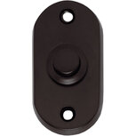 Beldrukker ovaal mat zwart Beldrukker ovaal mat zwart