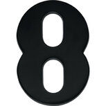 Huiscijfer nr. 8 modern 160mm mat zwart Huiscijfer nr. 8 modern 160mm mat zwart