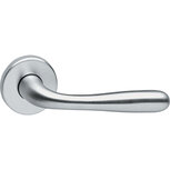 Deurkruk Jupiter op rozet chroom mat Deurkruk Jupiter op rozet chroom mat