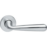 Gatdeel links Yvonne op rozet chroom mat Gatdeel links Yvonne op rozet chroom mat