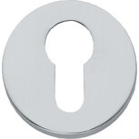 PC-plaatje rond verdekt chroom mat PC-plaatje rond verdekt chroom mat