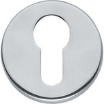 PC-plaatje rond verdekt kunststof chroom mat PC-plaatje rond verdekt kunststof chroom mat