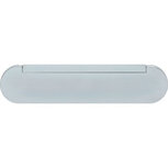 Tochtklep chroom mat