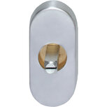 Raamkruk basisplaat hals Ø18mm chroom mat Raamkruk basisplaat hals Ø18mm chroom mat