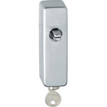 Slotconstructie voor afsluitbare raamkruk chroom mat Slotconstructie voor afsluitbare raamkruk chroom mat