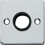 Rozet vierkant groot chroom