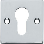 PC-plaatje vierkant groot chroom