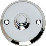 Beldrukker schroefmodel chroom