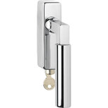 Raamkruk Baustil afsluitbaar chroom Raamkruk Baustil afsluitbaar chroom