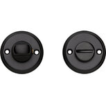 WC-sluiting 8mm schroefgat mat zwart