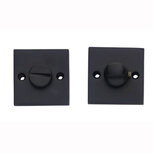 WC-sluiting 8mm  vierkant groot mat zwart