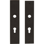 SKG3 Veiligheid-schild rechthoek massief PC72 mat zwart SKG3 Veiligheid-schild rechthoek massief PC72 mat zwart