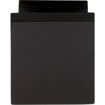 Voordeurknop vierkant 65/55mm mat zwart