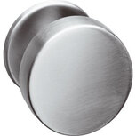 Knop 218610 rond centraal vast op plat verdekte rozet ø50x4mm met stift M10/8x85 RVS Knop 218610 rond centraal vast op plat verdekte rozet ø50x4mm met stift M10/8x85 RVS