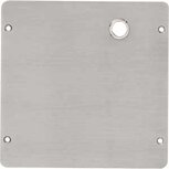 Schild vierkant 180x180mm blind RVS