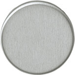 Afdekrozet rond plat verdekt RVS Afdekrozet rond plat verdekt RVS