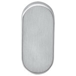 Afdekrozet ovaal verdekt 10mm RVS Afdekrozet ovaal verdekt 10mm RVS