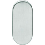 Afdekrozet ovaal verdekt 4mm RVS Afdekrozet ovaal verdekt 4mm RVS