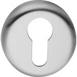 Profielcilindergat plaatje Nobile met nokken RVS Profielcilindergat plaatje Nobile met nokken RVS