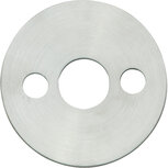 Afdekrozet 65x2 tbv USA slot RVS Afdekrozet 65x2 tbv USA slot RVS