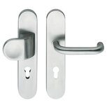 SKG3 Veiligheid-schilden greep/kruk profielcilindergat 110mm RVS SKG3 Veiligheid-schilden greep/kruk profielcilindergat 110mm RVS