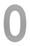 Huiscijfer 0 200mm  RVS Huiscijfer 0 200mm  RVS