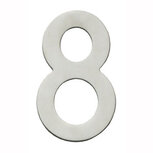 Huiscijfer 8 100mm (met pin) RVS Huiscijfer 8 100mm (met pin) RVS