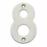 Huiscijfer 8 100mm opschroevend RVS Huiscijfer 8 100mm opschroevend RVS