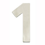 Huiscijfer 1 120mm RVS Huiscijfer 1 120mm RVS