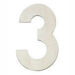 Huiscijfer 3 120mm RVS Huiscijfer 3 120mm RVS