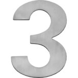 Huiscijfer Nobile 3 150mm RVS Huiscijfer Nobile 3 150mm RVS