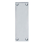 Contraplaat opschroevend rechthoek 120x40mm RVS