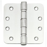 Kogellagerscharnier afgerond 4" (102x102x3) RVS