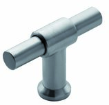 Knop T-vorm 20mm recht/recht RVS Knop T-vorm 20mm recht/recht RVS