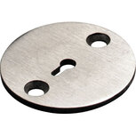 Achterplaat 35mm tbv T-vorm knop RVS