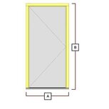 Hardhouten deurkozijn 