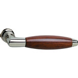 Deurkruk Marloes nikkel/donker palissander Deurkruk Marloes nikkel/donker palissander