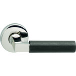 Gatdeel rechts Bau-stil op rozet bol nikkel/ebbenhout Gatdeel rechts Bau-stil op rozet bol nikkel/ebbenhout