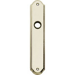 Schild 075 blind nikkel Schild 075 blind nikkel