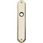 Schild 075 profielcilindergat 72mm nikkel Schild 075 profielcilindergat 72mm nikkel