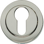 Profielcilindergat plaatje Entrata rond verdekt rand nikkel Profielcilindergat plaatje Entrata rond verdekt rand nikkel