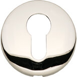 Profielcilindergat plaatje bol rond verdekt kunststof nikkel Profielcilindergat plaatje bol rond verdekt kunststof nikkel