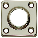 Rozet vierkant nikkel Rozet vierkant nikkel