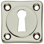 Sleutelplaatje vierkant nikkel Sleutelplaatje vierkant nikkel